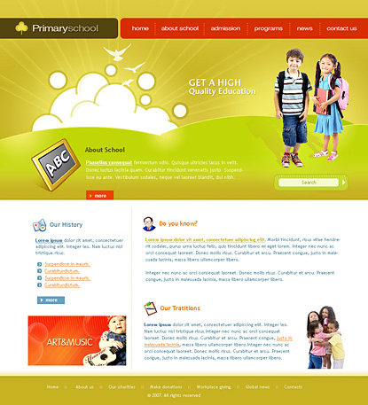 Play School Template